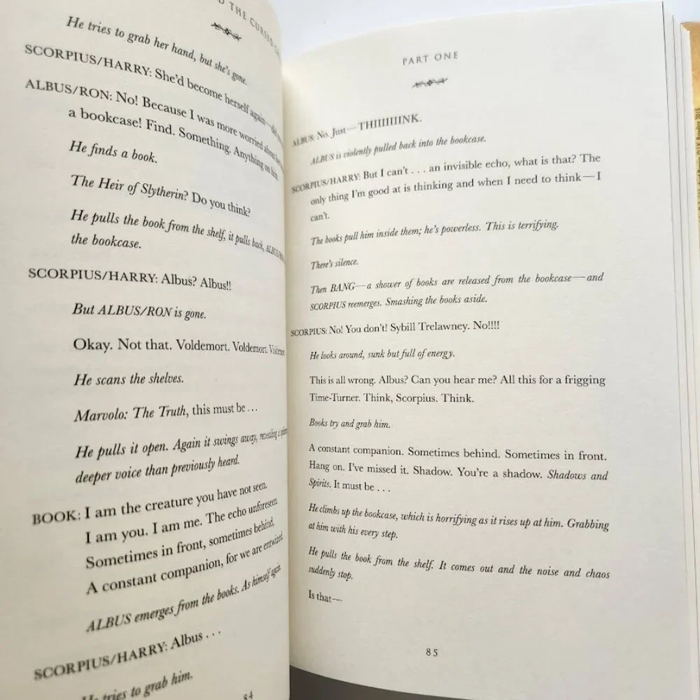 Harry Potter and the Cursed Child Parts 1 & 2 Book Special Rehearsal Edition Scr